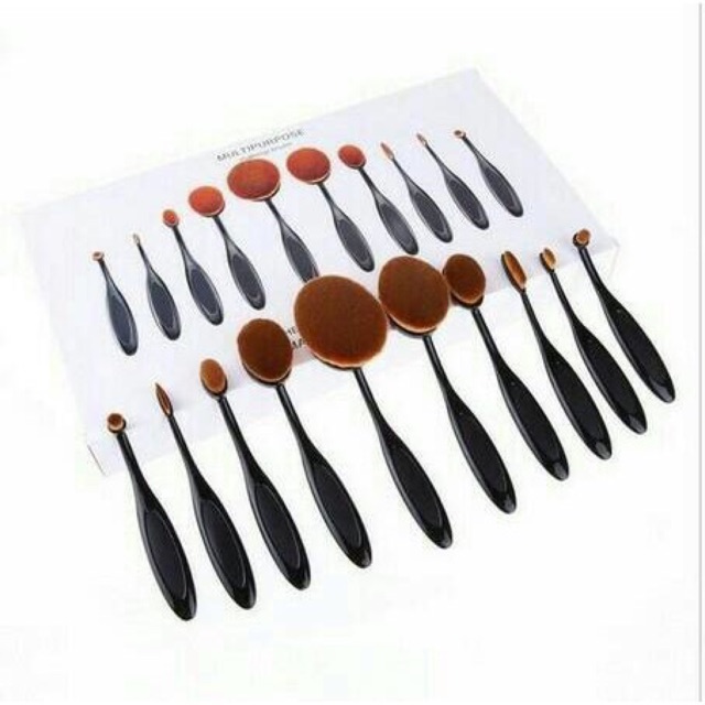 Kuas Set isi 10 Multipurpose Make Up Brush Mermaid