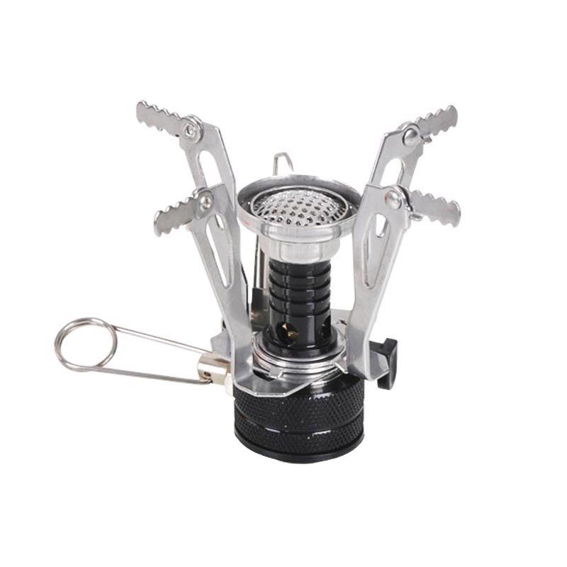 Kompor Gas Lipat Mini Camping Stove Ultralight - SL-0102 - Black