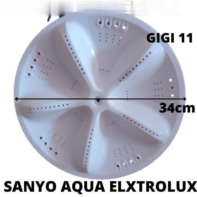 polysator mesin cuci sanyo aqua elextrolux 34cm gigi 11