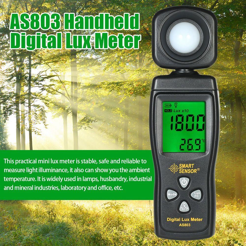 Top Digital Light Meter Profesional Max Min Handheld Photometer Alat Pengukur Cahaya