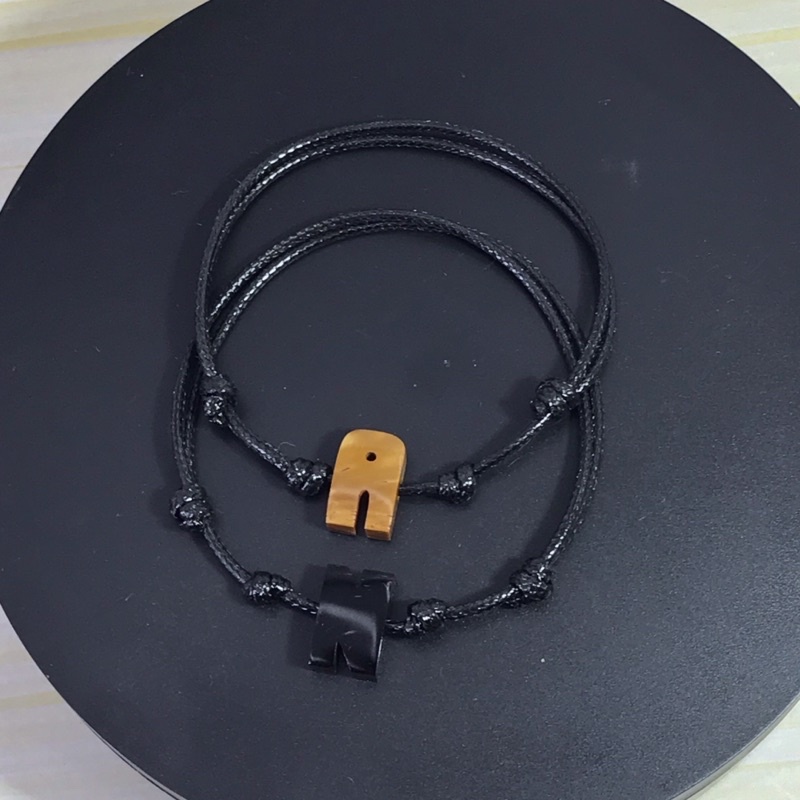 Gelang tali inisial font standar sliding kaukah kokka kauka kokkah kaokah kaoka koka