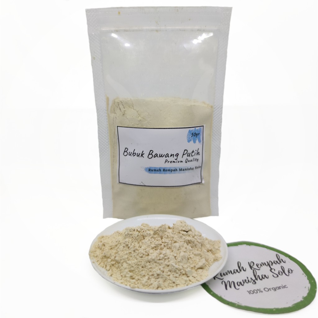 Bubuk Bawang Putih / Garlic Powder 50gram - Rumah Rempah Manisha Solo