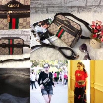 Sangat Nyaman.. SALE  Tas Wanita tas pinggang WAISTBAG GUCCI ASHANTY SUPER QUALITY IMPORT BATAM