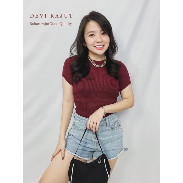 MDLV ~ BG DEVI RAJUT // BAJU RAJUT // ATASAN RAJUT // FASHION WANITA