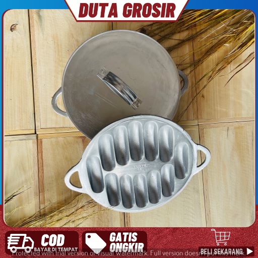 Cetakan kue pukis bulat parabola lubang 12 Termurah