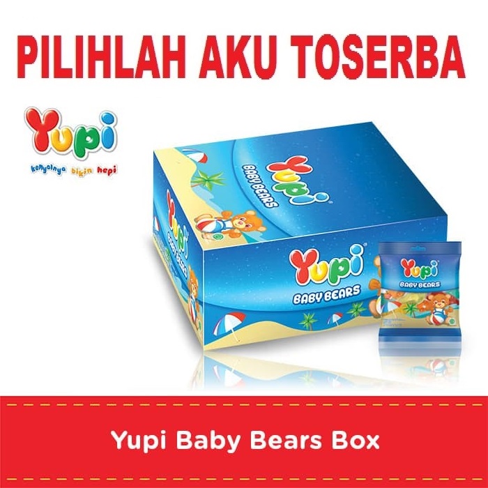 YUPI BABY BEARS - (HARGA 1 DUS ISI 12 BOX)