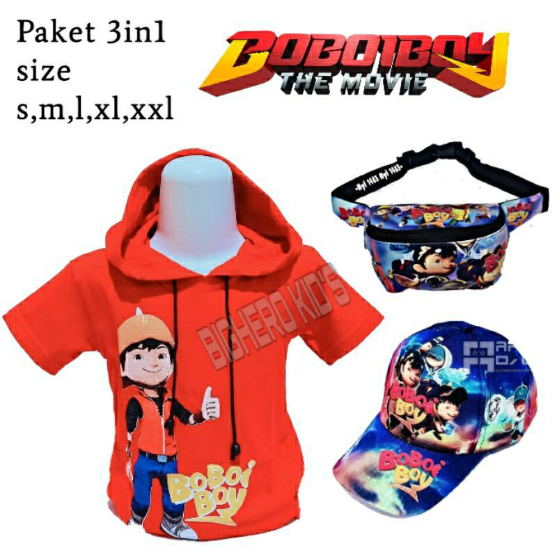 [PROMO]HOODIE BOBOIBOY PAKET HEMAT 3IN1