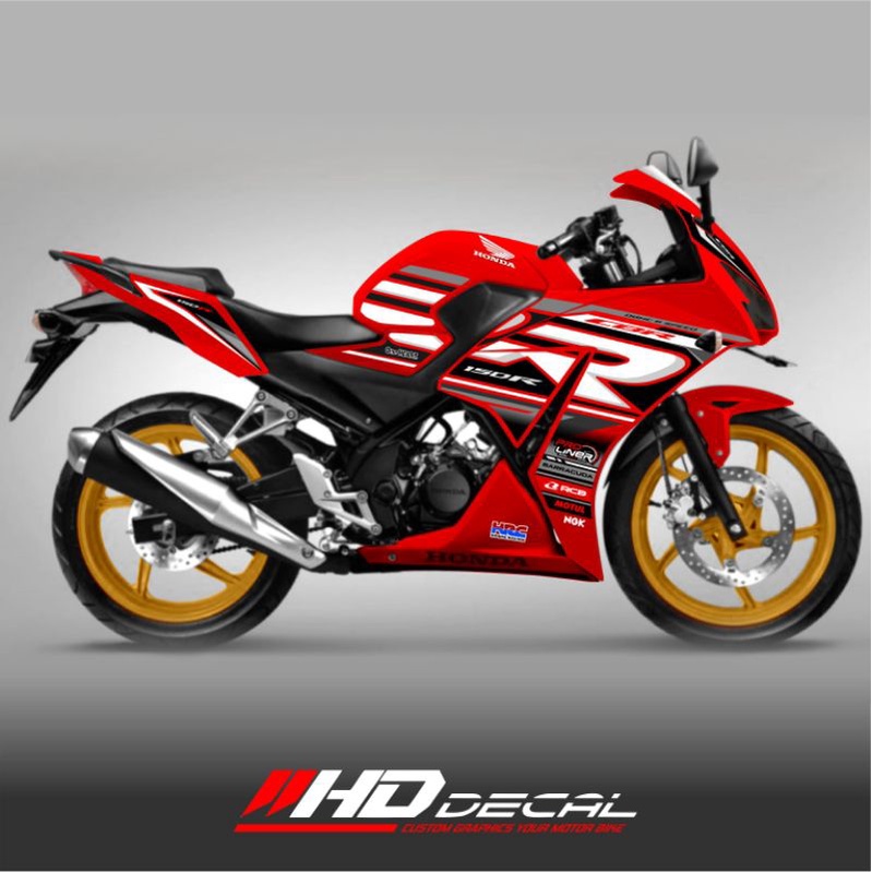 Striping decal custom CBR 150R k45 lokal