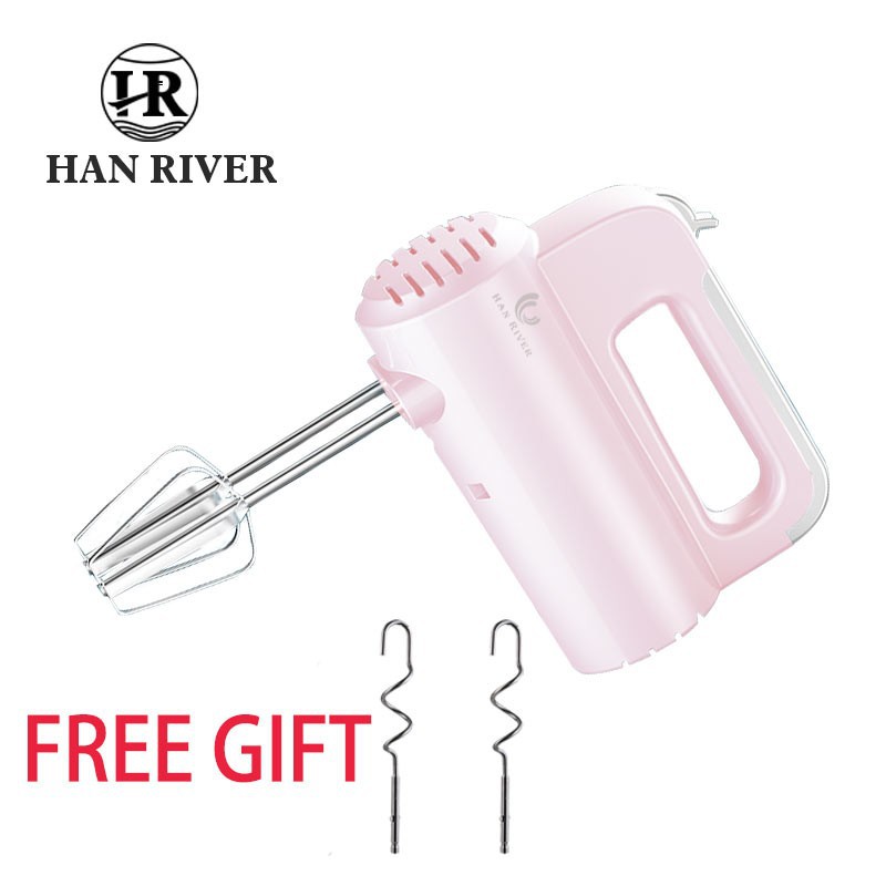 Jual Hand Mixer HAN RIVER Hand Mixer Tangan Multi Fungsi pink5