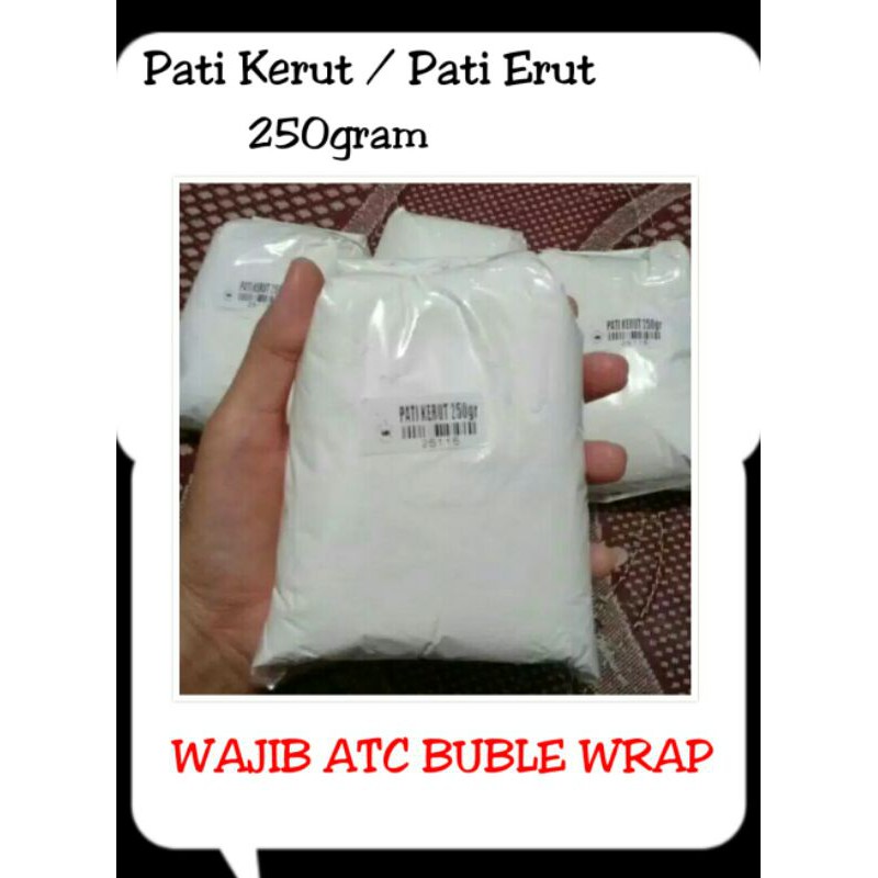 

Pati Kerut | Pati Erut |Pati Garut |TEPUNG ANGKRIK | PATI ERUT obat asam lambung 250gr