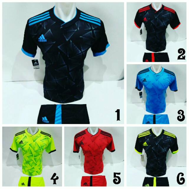 AD 08 || Baju Jersey Olahraga Kaos Sepak Bola Setelan Futsal Volly