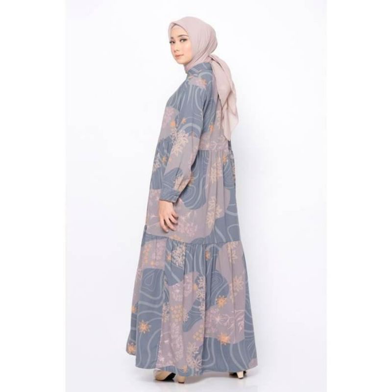 Gamis Inara Jelita ZM Zaskia Mecca - Grey