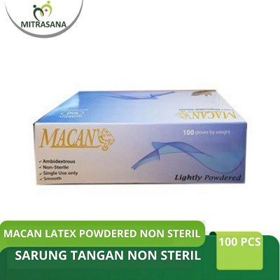 

Macan Latex Powdered M Non Steril