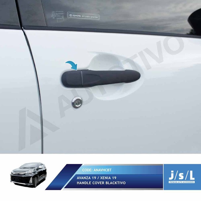 JSL Cover Pintu Avanza Xenia Veloz 2019 Handle Standard Blacktivo