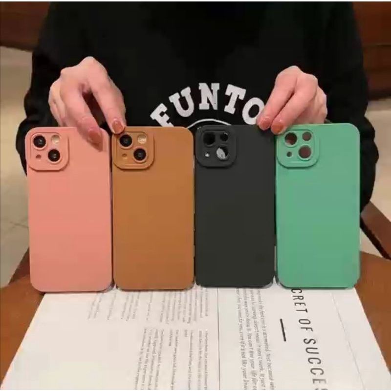 (HM)-ProCamera Silicone Matte Case For SAMSUNG A10S  A20S  A21S  A02 A11 A12 A02S  A03S NEW A51 M22 