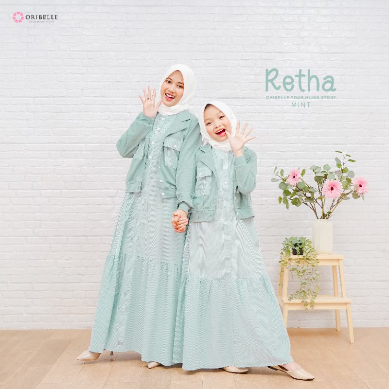 GAMIS ONE SET CARDIGAN &amp; DRESS © RETHA ORIBELLE