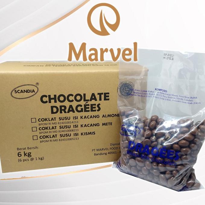 

PROMO 1KG COKLAT SCANDIA RAISIN COKLAT ISI KISMIS MAKANAN & MINUMAN