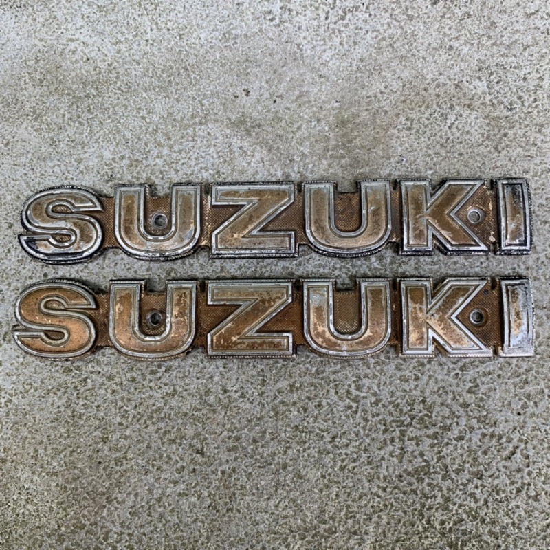 Emblem logo tangki Suzuki A100 Original copotan motor