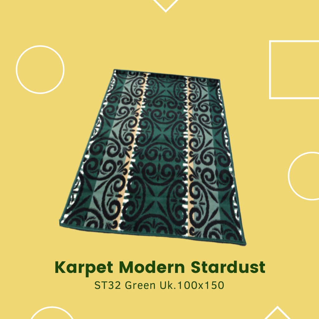 KARPET STARDUST 100X 50 ST32 GREEN-1