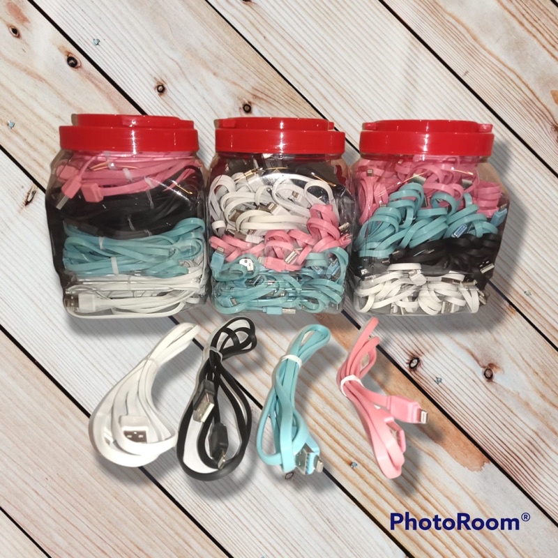 (TOPLES ISI 40) Kabel Data Iph 2,1 REMAX KABEL CAS IPH WARNA WARNI
