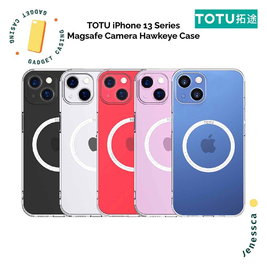 TOTU iPhone 13/13 Mini Magsafe Camera Case Pelindung Kamera Casing Hybrid