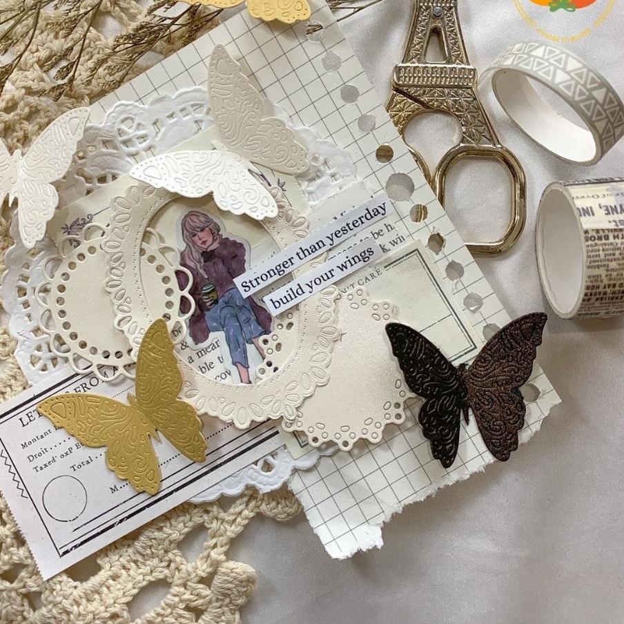 

『SHOCKING PRICE』 Bloomingyourdays 21pcs Kertas Frame Scrapbooking Bingkai vintage deco journaling journal junk Terbaru 3.3/GROSIR/(Terbaik)/DISKON BRANDS FESTIVAL/Terbaik