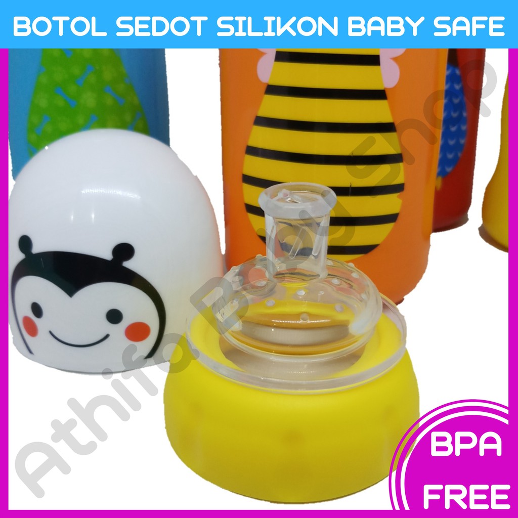 Baby Safe SK005 Bottle Silicone Spout 300ml Botol Susu Babysafe