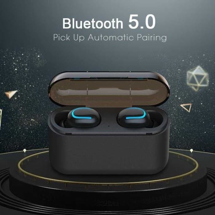 HESTIA TWS True Wireless Bluetooth 5.0 Earphone Charging Dock HBQ ORI