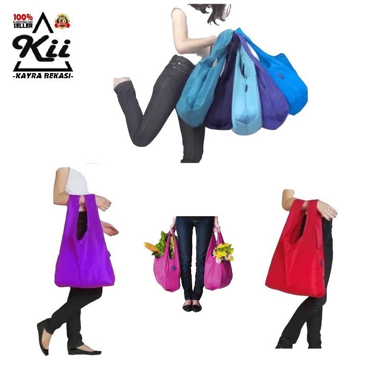 Bagcu Shoping Bag Kantong Belanja Lipat - Tas Belanja Jinjing