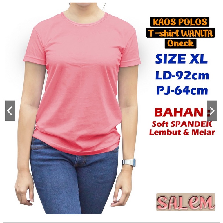 JESETA KAOS POLOS WANITA MURAH ATASAN WANITA POLOS