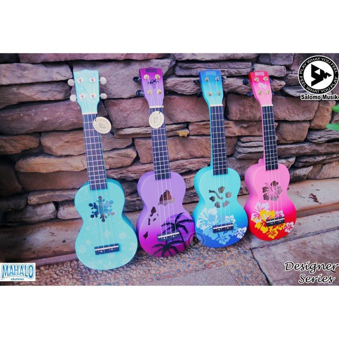 Ukulele Soprano Mahalo Designer Series Md1 Varian Warna + Softcase - Ungu