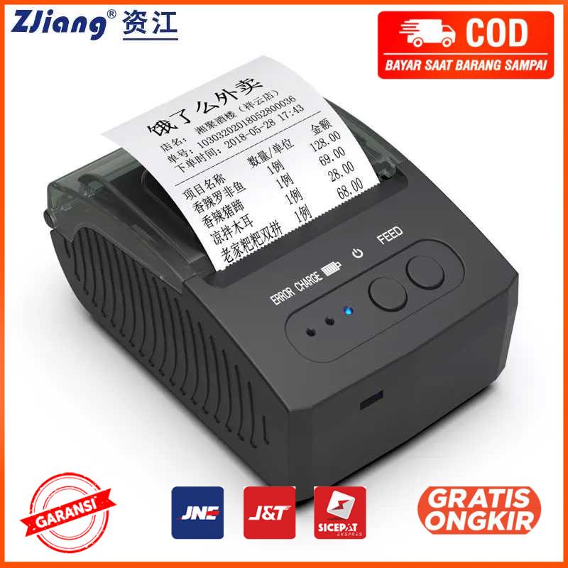 Mini Portable Bluetooth Thermal Receipt Printer ZJ 5811