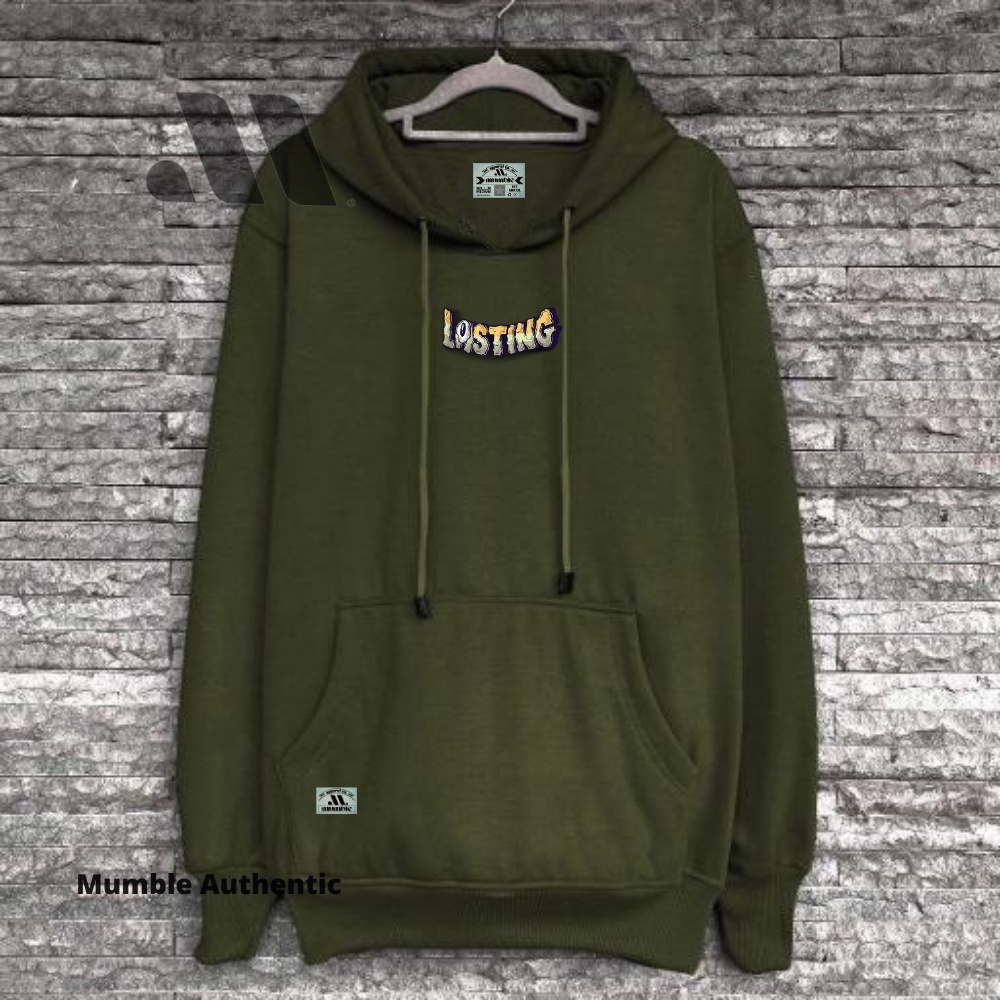 Sweatshirt Jaket Switer Hoodie Mumble Authentic Warna Hijau Army Hodi Katun Panjang Lengan Terbaru Keren Dan Kekinian Sweater Cowok Cewek Oversize Aesthetic Unisex