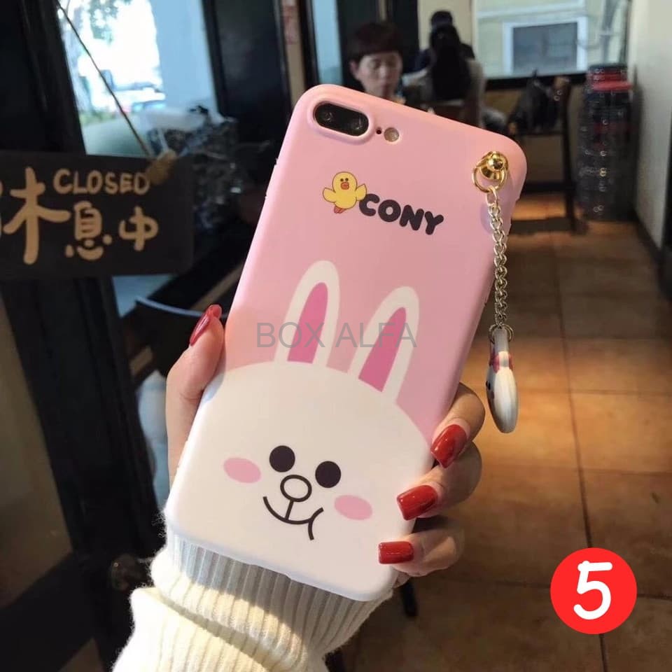 Case Xiaomi Mi5X Mi 5X Softcase 3D Cat Kucing Hello Kitty Line Brown