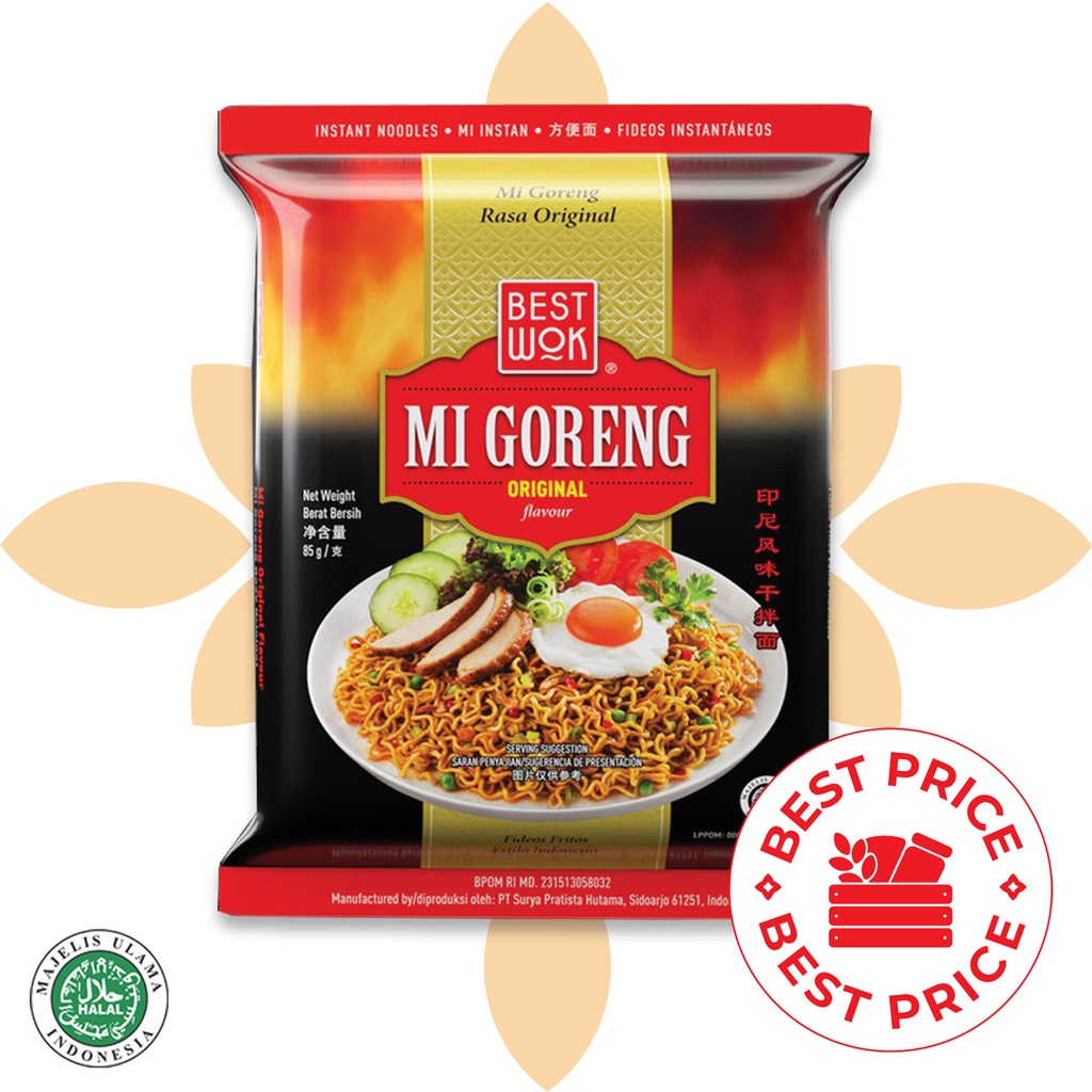 BEST WOK -  MIE GORENG ORIGINAL TASTE - 85 GR