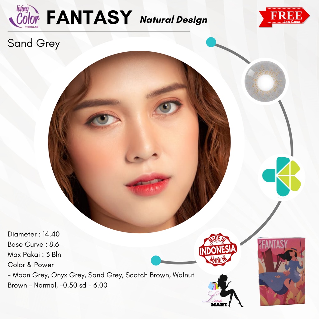 SOFTLENS LIVING COLOR FANTASY MINUS 3.00 sd 6.00