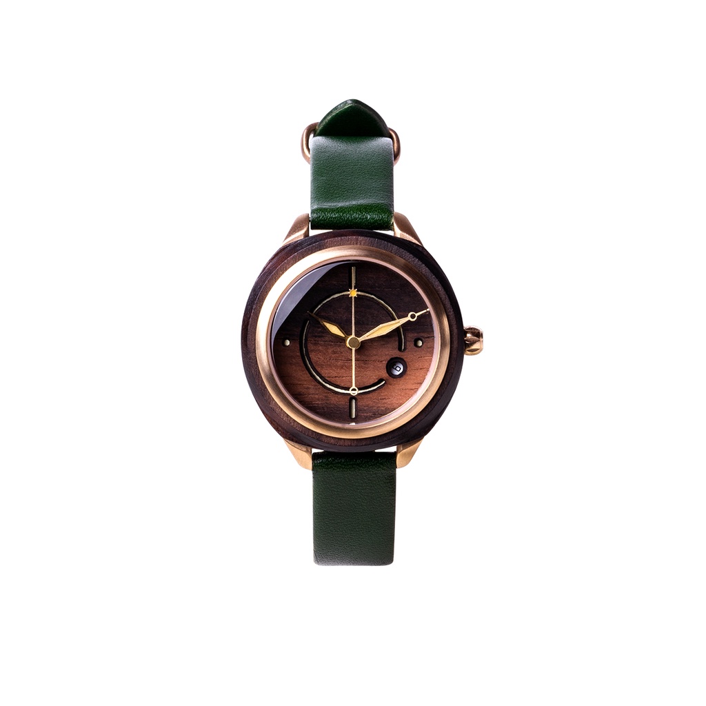Matoa Elora Jam Tangan Kayu Wanita - Ebony
