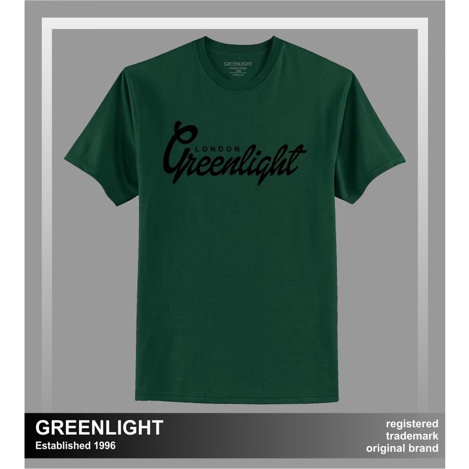 Kaos Greenlight Kaos Distro Greenlight Unisex Kaos Greenlight Terbaru Kaos Greenlight Tangan Pendek 