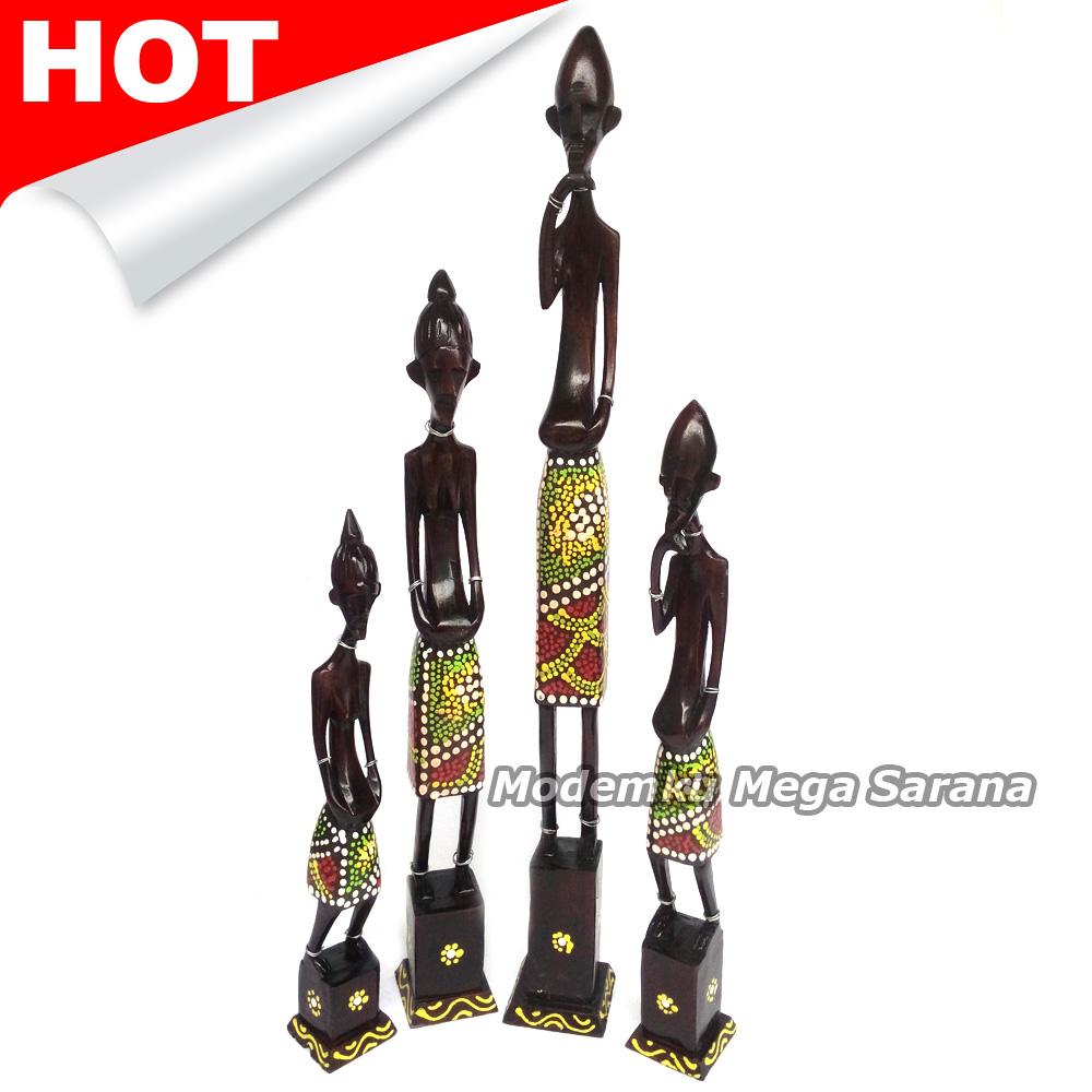 Pajangan Patung Tanimar - 4pcs