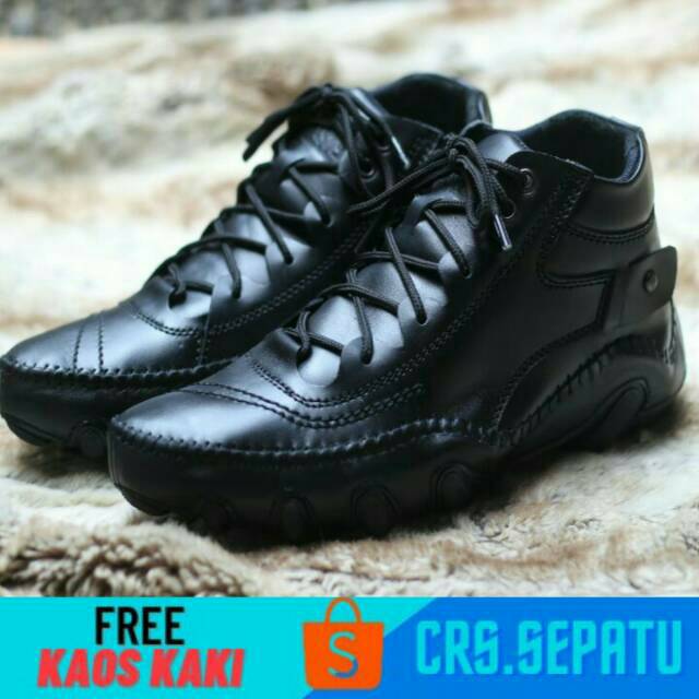 CRS x STAM - SEPATU BOOTS PRIA KULIT ASLI BLACKMASTER ORIGINAL HANDMADE HITAM COKLAT TAN MURAH