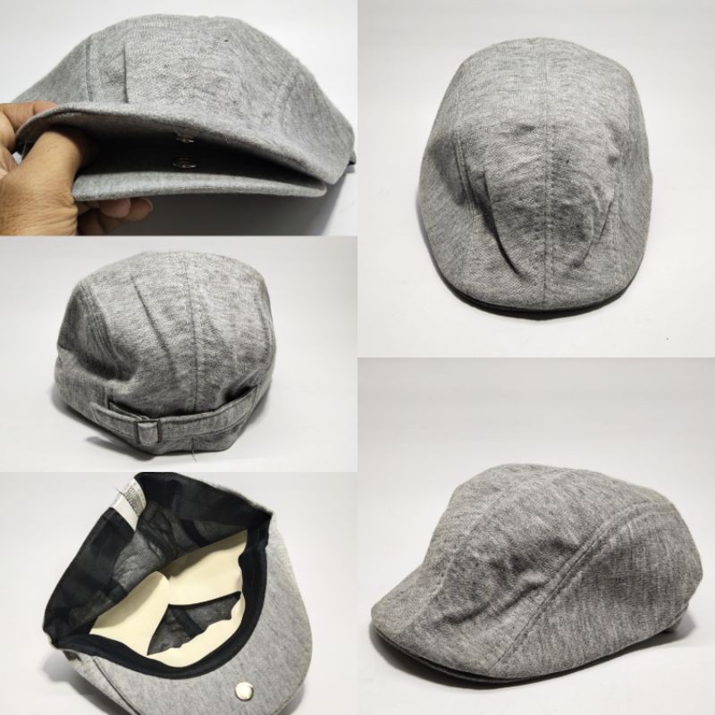 flat cap hat  kaos / topi kodok / topi copet / topi pelukis /topi sutradara/ topi pria wanita