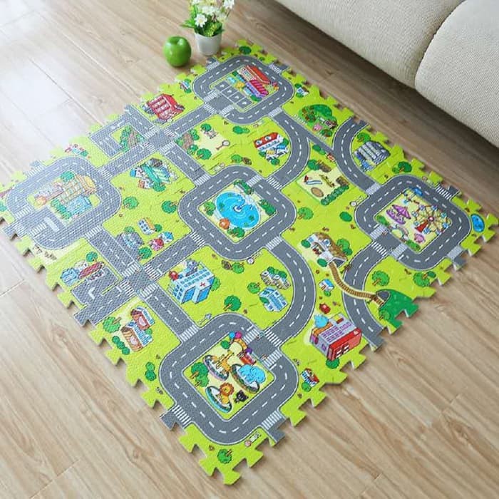 PUZZLE MAT CROSS ROAD ALAS MAIN ANAK EVAMAT MATRAS BAYI PREMIUM-4