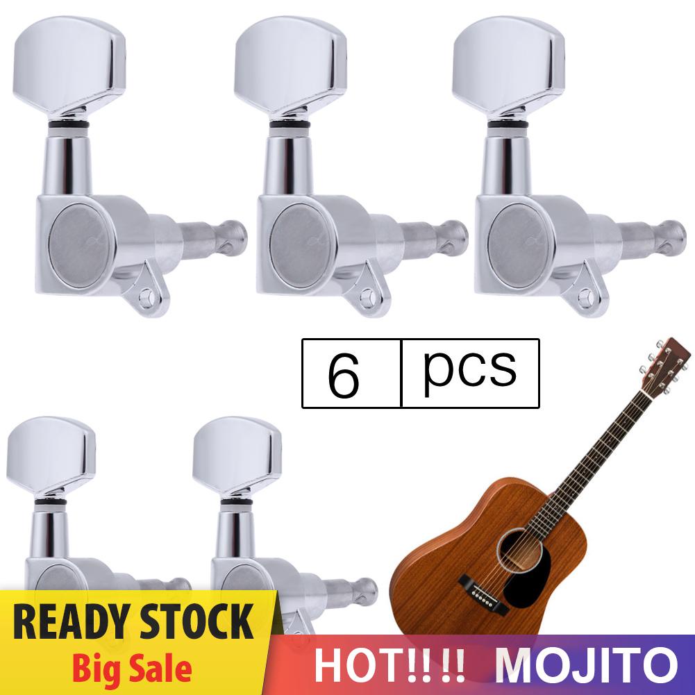 6pcs Knob Tuning Peg Untuk Senar Gitar Akustik