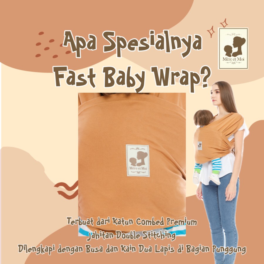 Mere - Fast Baby Wrap Dark Series Mere et Moi / Baby Wrap / Geos