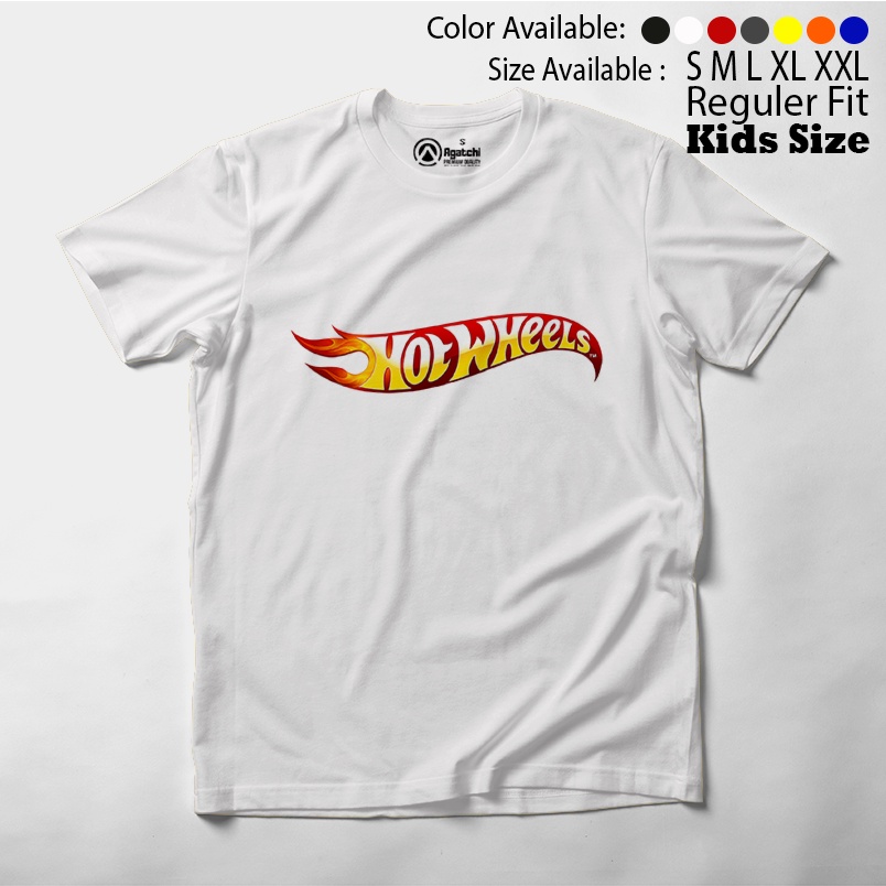 Baju Anak / Kaos Atasan Anak Laki Laki / Kaos Distro Anak / Kids T Shirt Hotwheels Logo