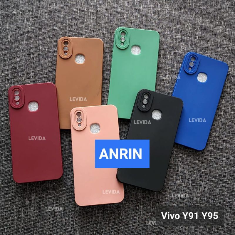 VIVO Y91 Y95 Y93 CASE PRO CAMERA MACARON CASING SOFTCASE SILIKON