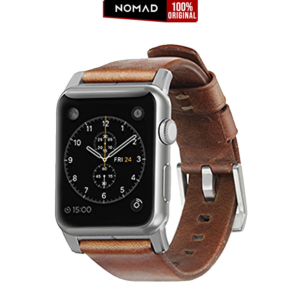 

Strap Apple Watch 44mm / 42mm Nomad Leather Horween Modern Build Band