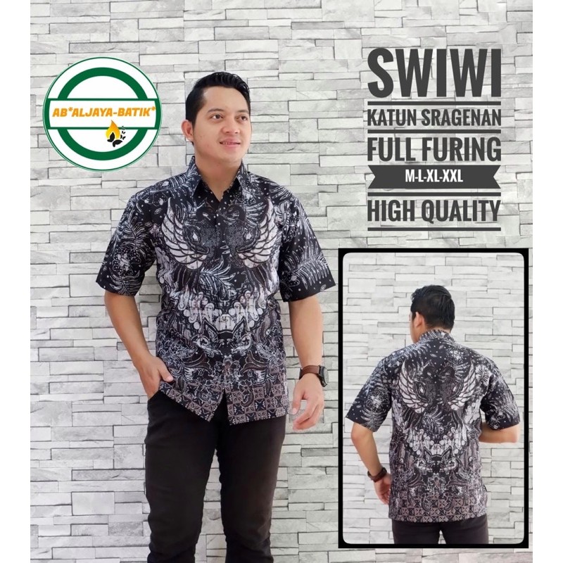 Baju Batik SWIWI Full Furing Katun Halus Size M-XXL Kualitas Premium