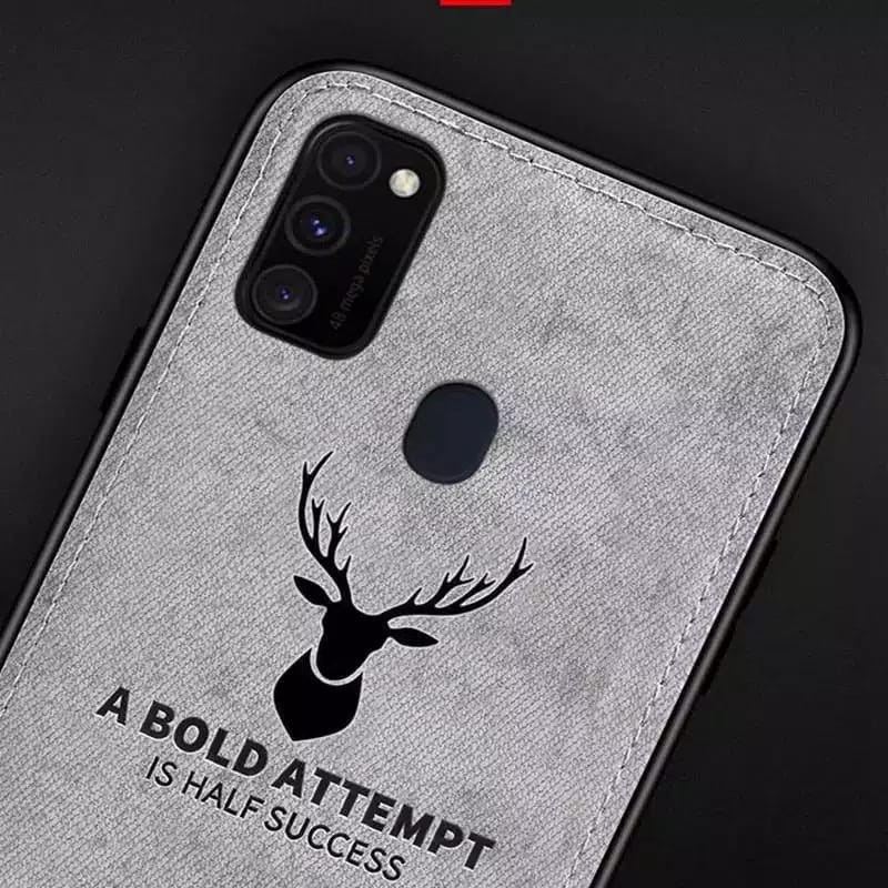 Case Deer Samsung M30S Softcase TPU High Quality Premium Casing Deer Bermotif Rusa Jens