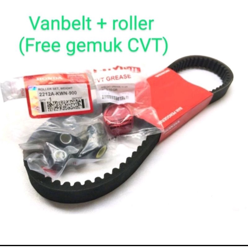 VENBELT SET VARIO TECHNO 125,VARIO 125 LED(kwn)(free gemuk cvt)